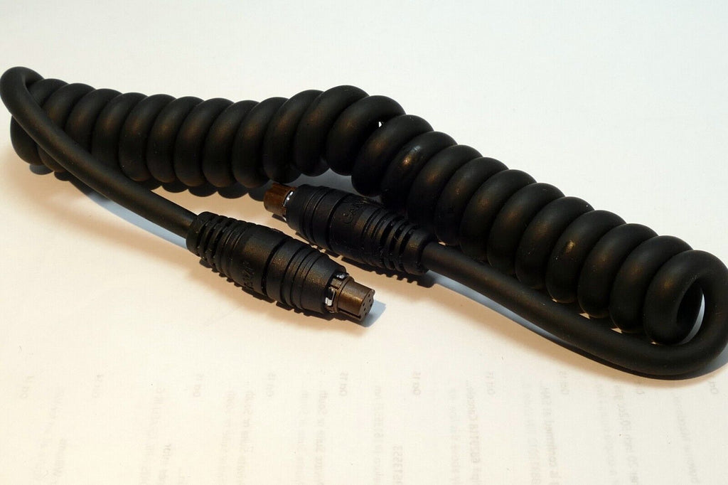 Canon 6 pin male coiled cord for FA-20 cable