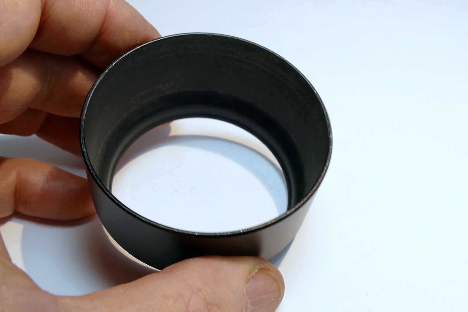 Metal LENS Hood Shade damaged missing threads 54mm ID