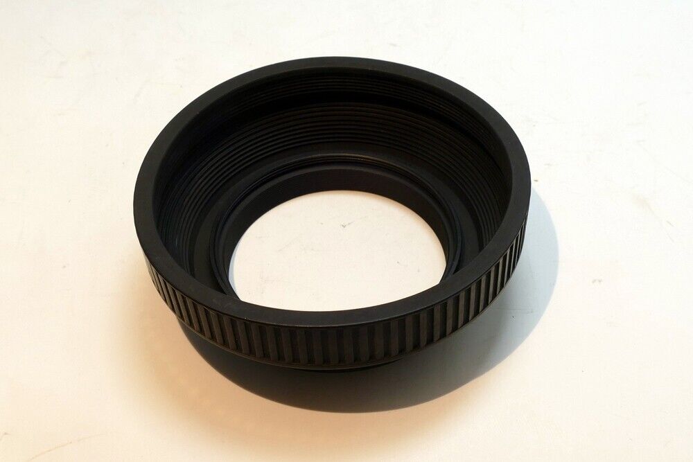49mm Rubber Lens Hood Shade vintage double threaded for 50mm f1 f1.7 lenses