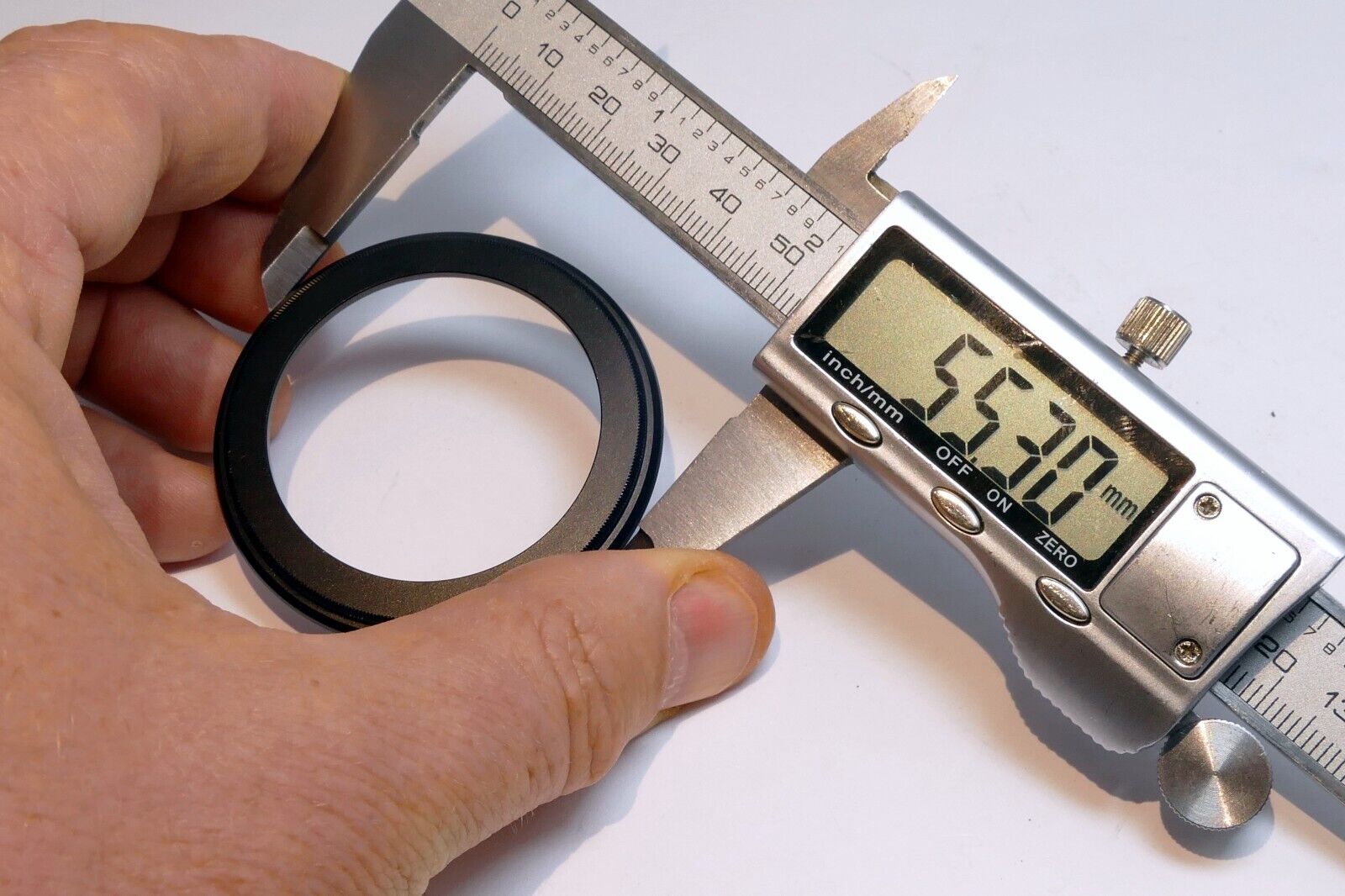 Lens Hood  ring adapter unknown brand  40mm ID 55mm OD