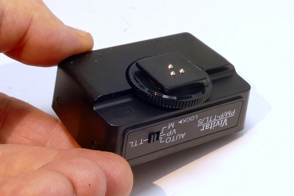 Vivitar PM Pentax P-TTL/S Adapter for flash 12 pin