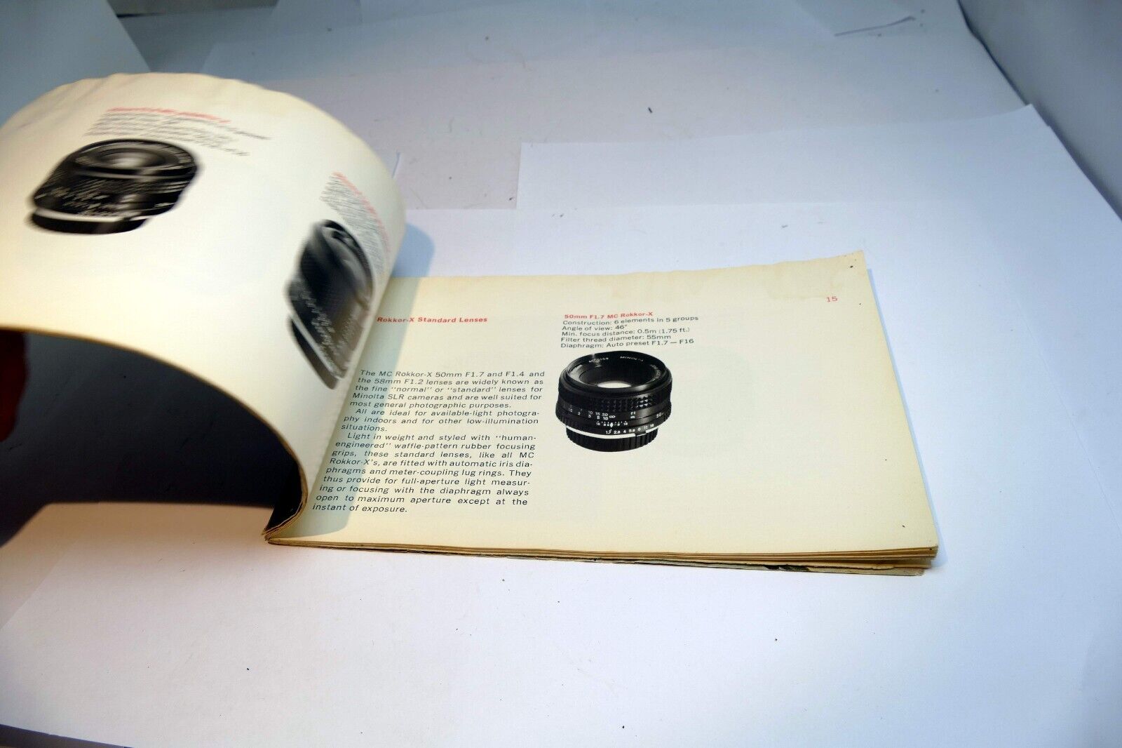 Guide To Minolta SLR Camera System SRT  Celtic Rokkor Lens Brochure Add SRT 101