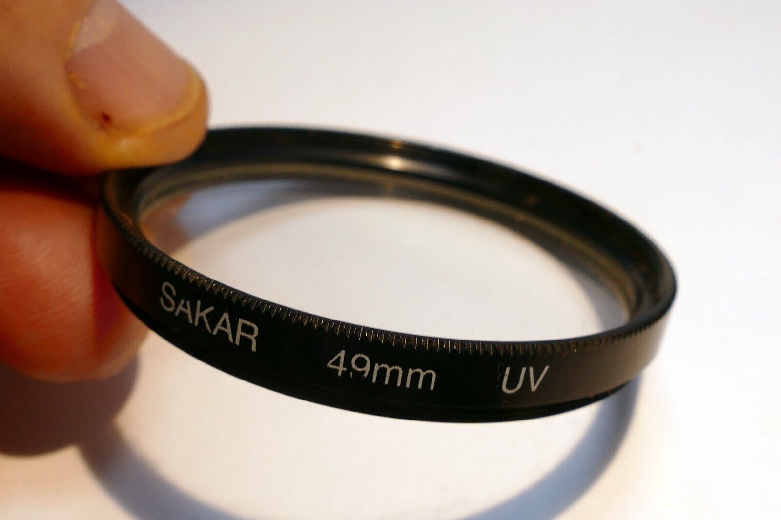 Sakar 49mm Lens Filter UV protection threaded screw in type