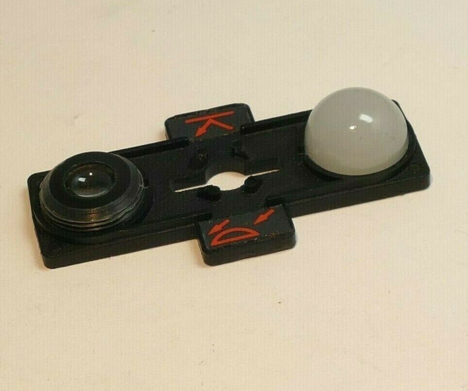 Lens filter dome clear and white