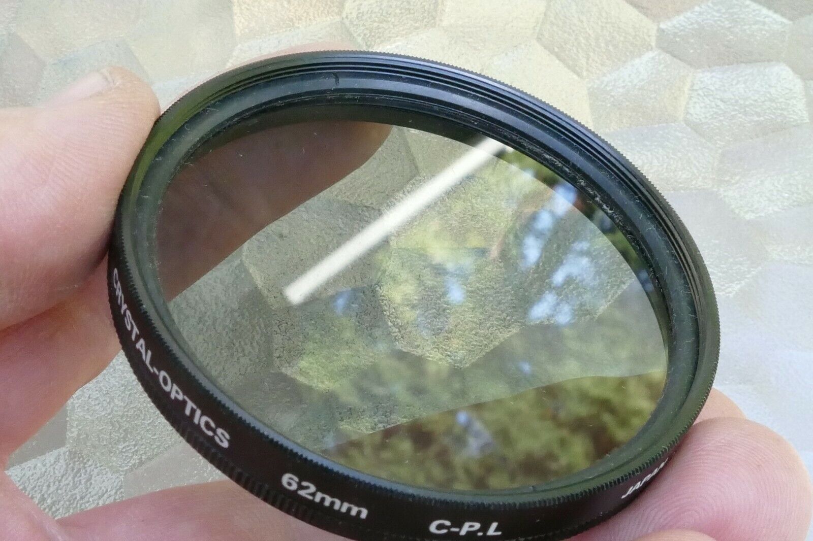 Crystal Optics C-PL Circular polarizing 62mm filter Lens