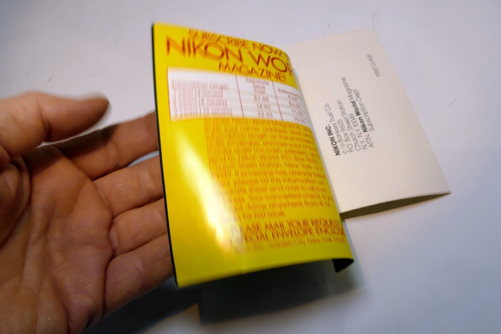 Nikon World magazine brochure vintage  1980's