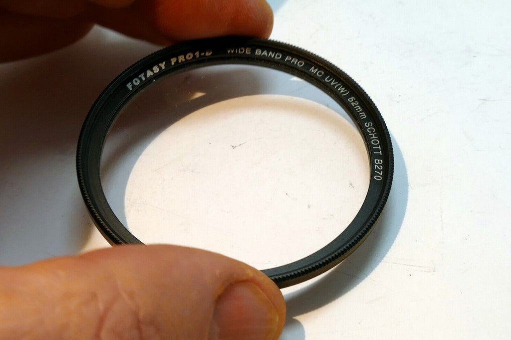 Fotasy RO1-D Wide Band UV  W 52mm Lens Filter wide angle thin profile