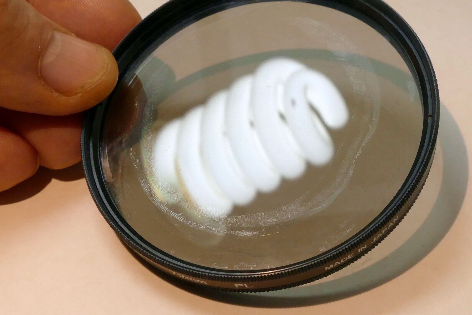 Digital 72mm PL Filter Polarizing Polar - DAMAGED coating, separation for artist