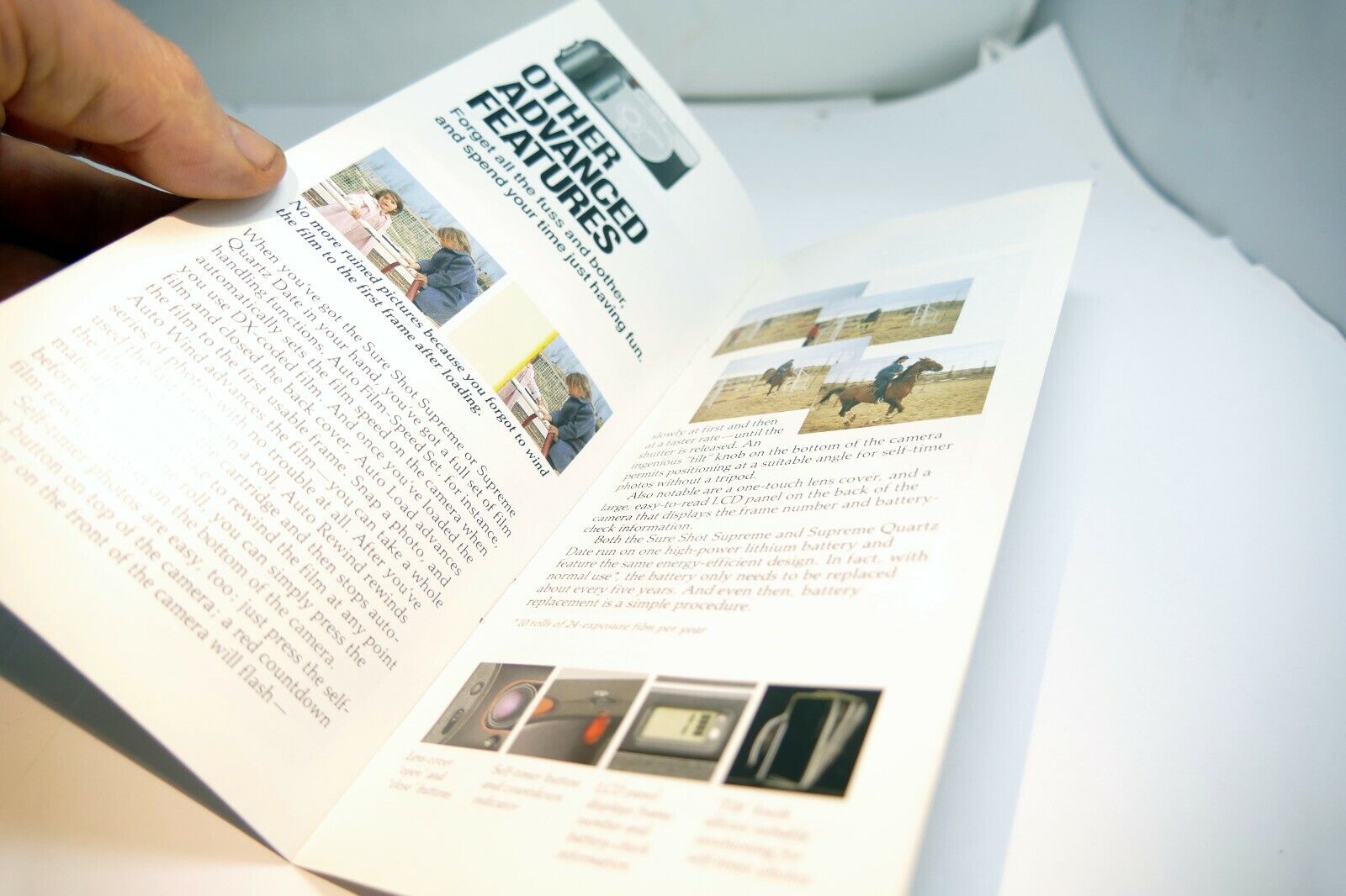 Canon Sure Shot Supreme camera Sales Brochure Guide English 1986