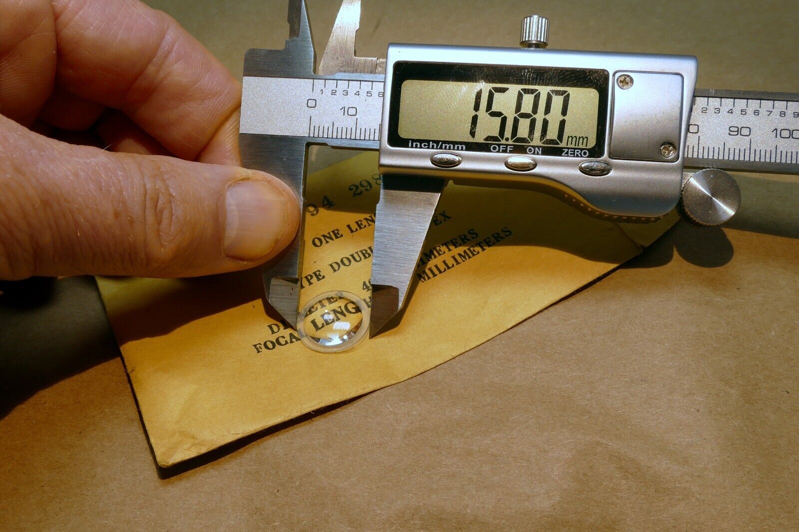 16mm Diameter Convex lens for microscope