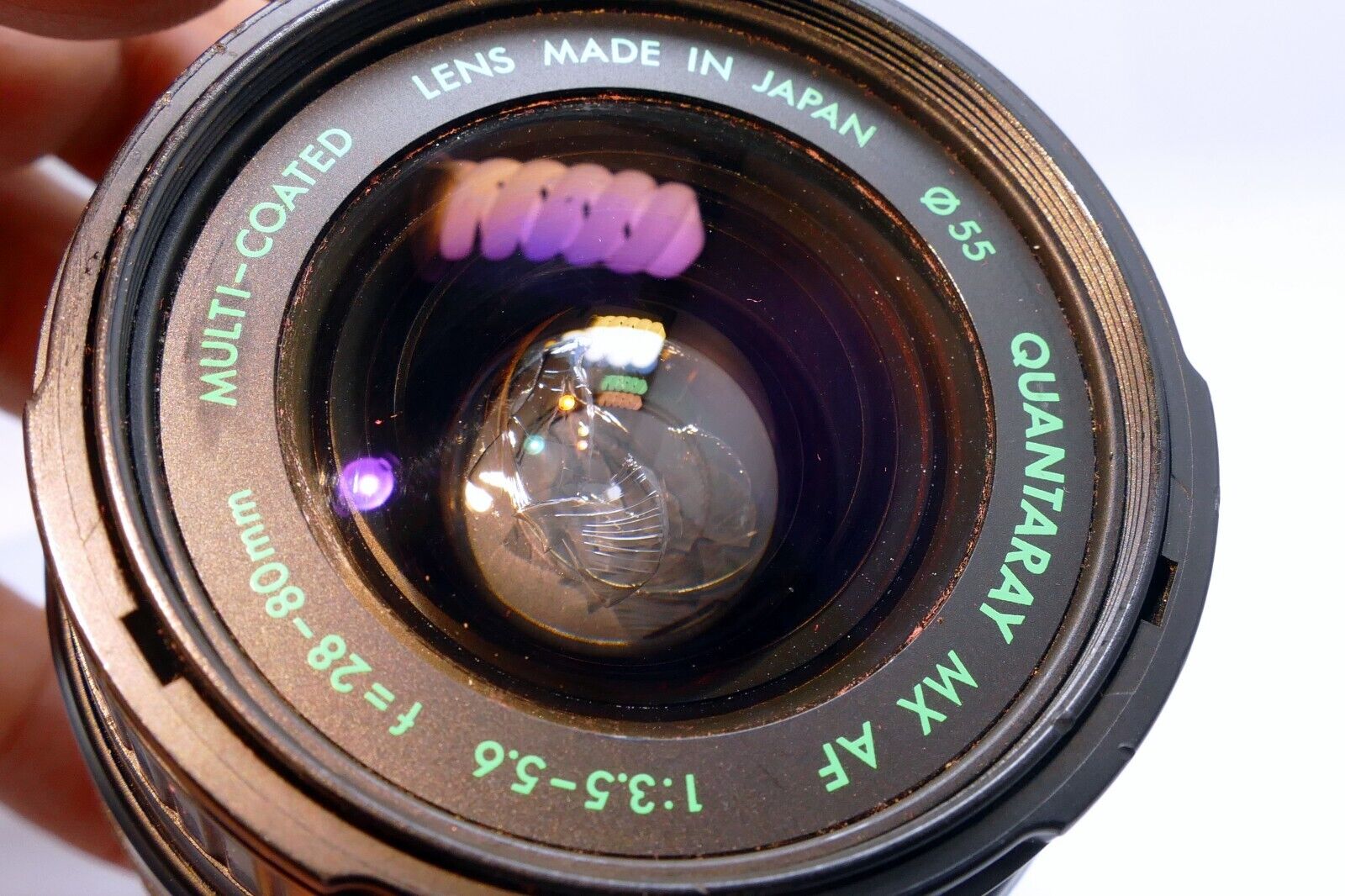 Quantaray 28-80mm f3.5-5.6 AF lens for Minolta AF Damaged parts or repair AS IS
