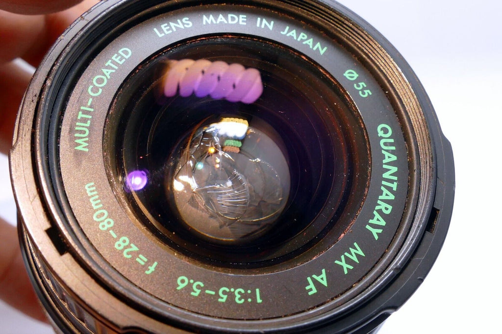 Quantaray 28-80mm f3.5-5.6 AF lens for Minolta AF Damaged parts or repair AS IS