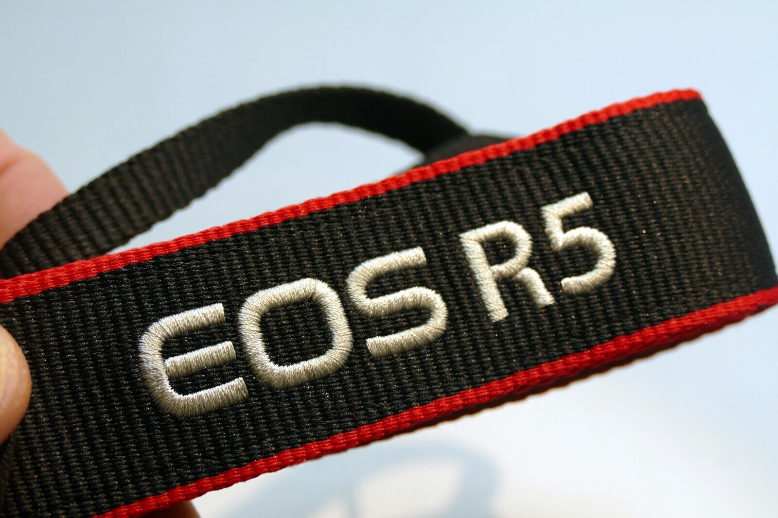Canon EOS R5 Digital Camera Neck Shoulder Strap Black-Red - Genuine OEM