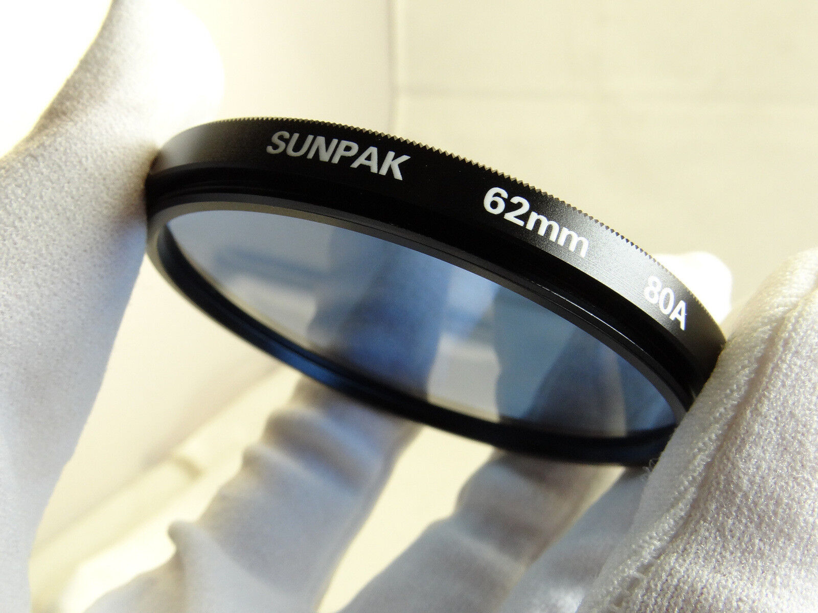 Sunpak 62mm 80A Blue Tungsten to Daylight Conversion Lens Filter