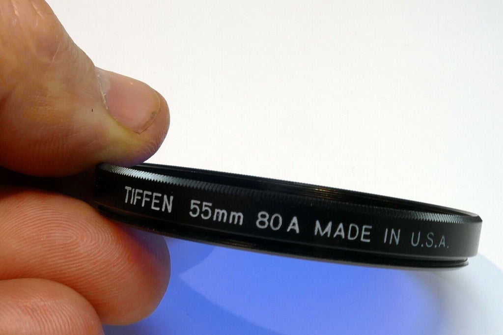 Tiffen  55mm Filter 80A  multi-coated deep blue made in USA