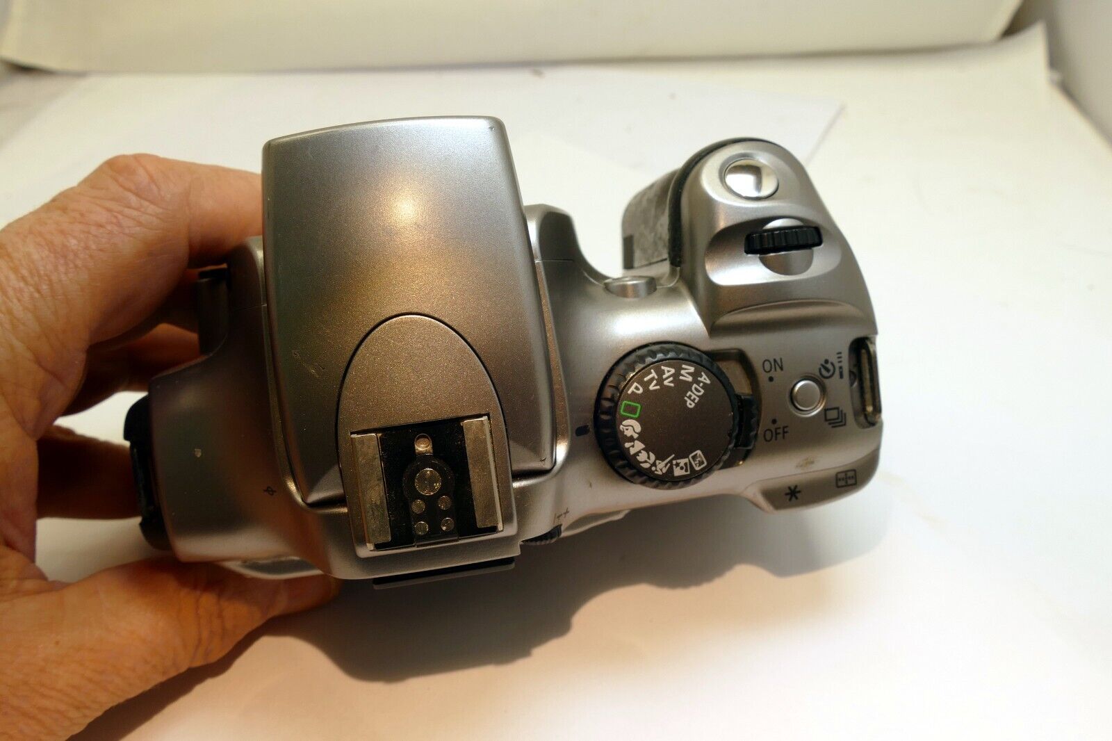 Canon EOS 300D 6MP Digital REBEL SLR Camera Silver (Body Only) - AS IS AS Found