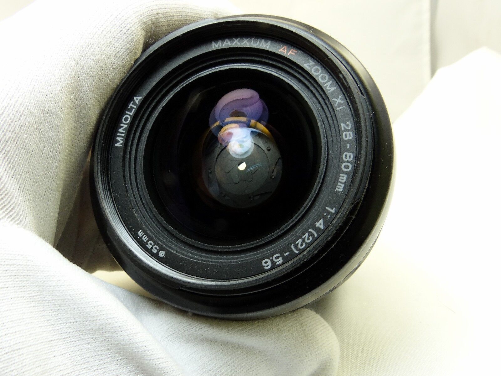 Konica Minolta AF XI 28-80mm f4-5.6 Lens (aperture blades stuck w/ oil) -  Parts