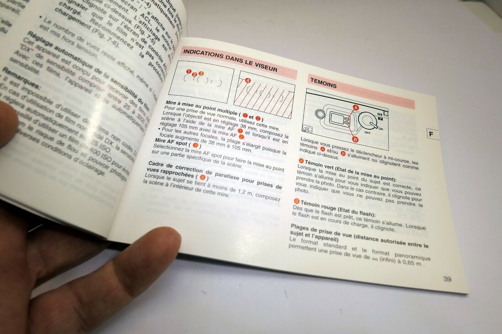 PENTAX Espio 105WR Quartz Date camera Operating Manual Instruction Guide EN FR S