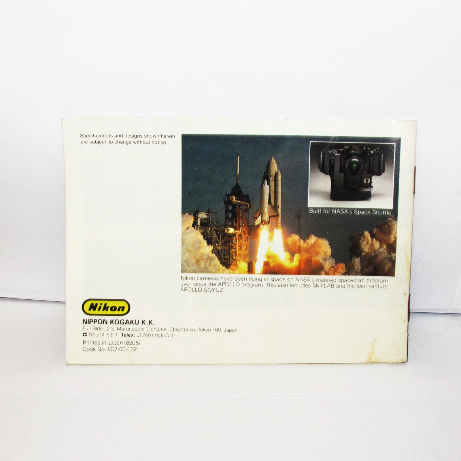 Nikon SLR Photo Guide for F3 cameras (missing cover page) 47 pages English