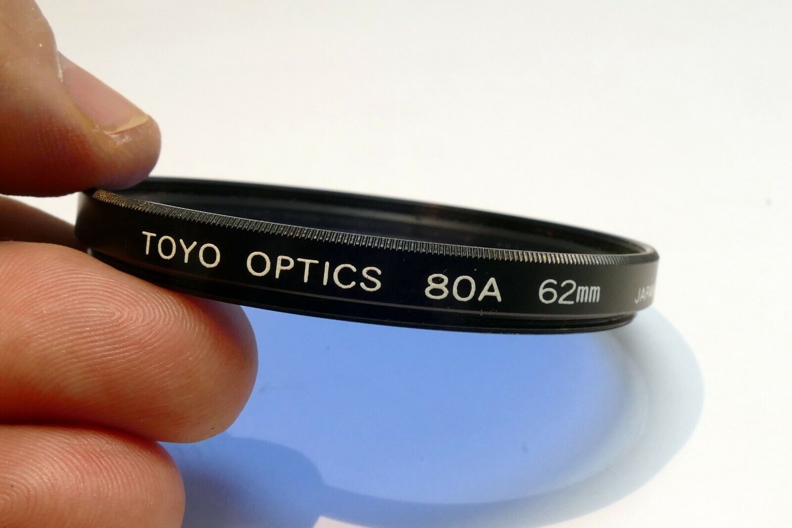 62mm Toyo Optics filter lens made in Japan 80A Blue