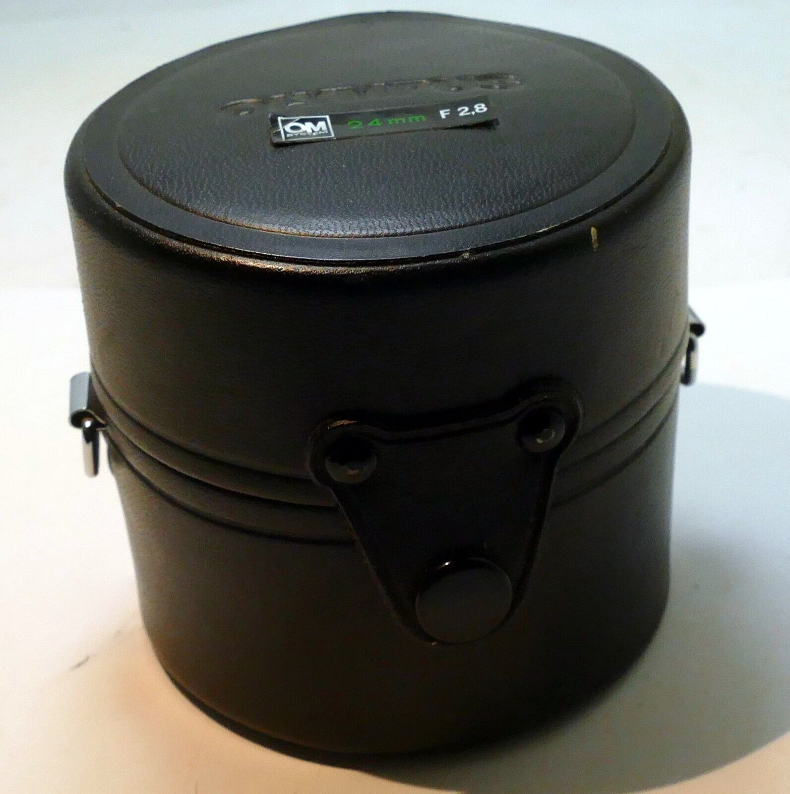 Olympus Hard Lens Case for OM 24mm f2.8 Auto Zuiko  -  genuine OEM
