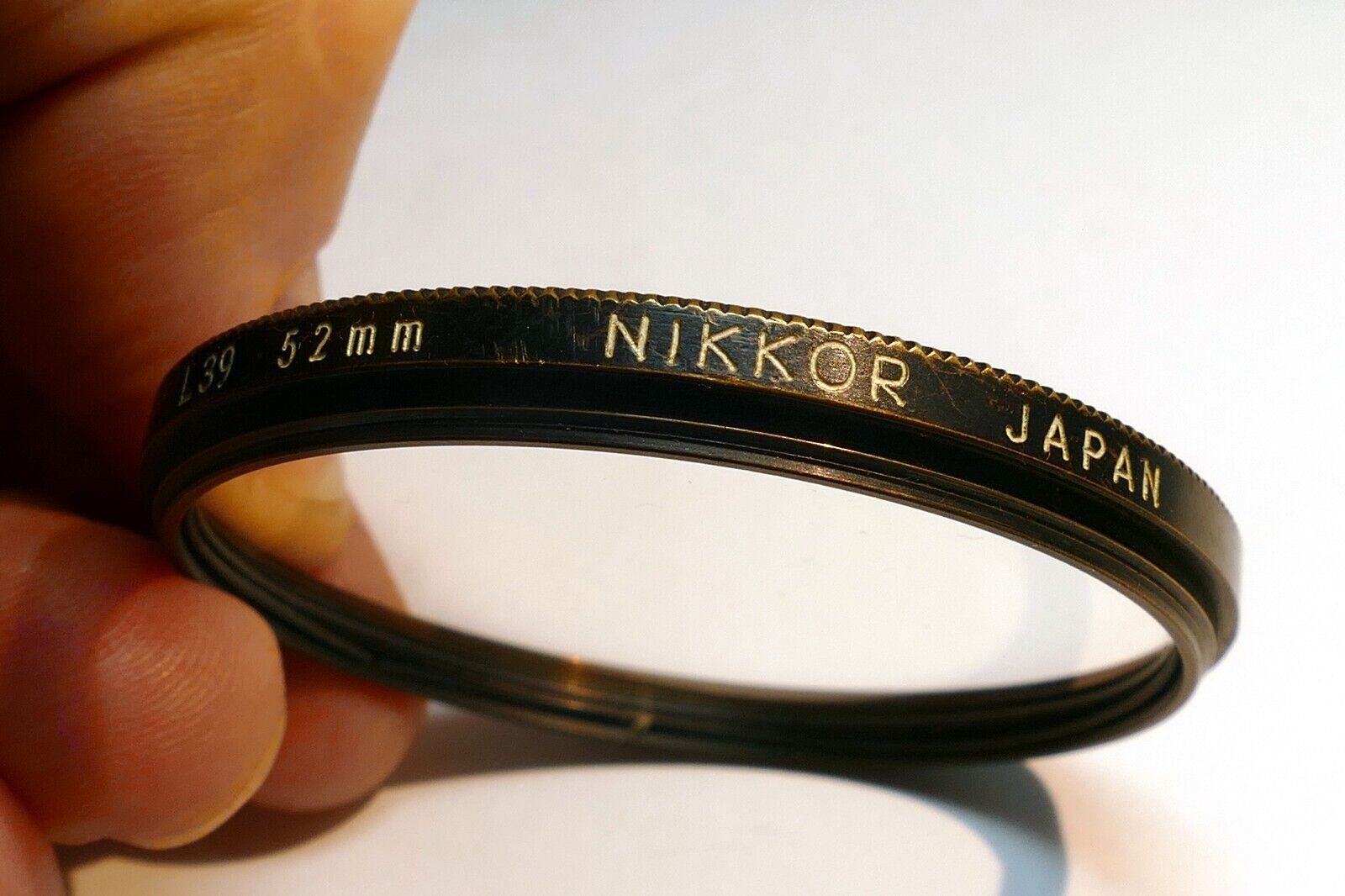 Nikon Nikkor 52mm L39 Filter UV Haze  - genuine  EOM