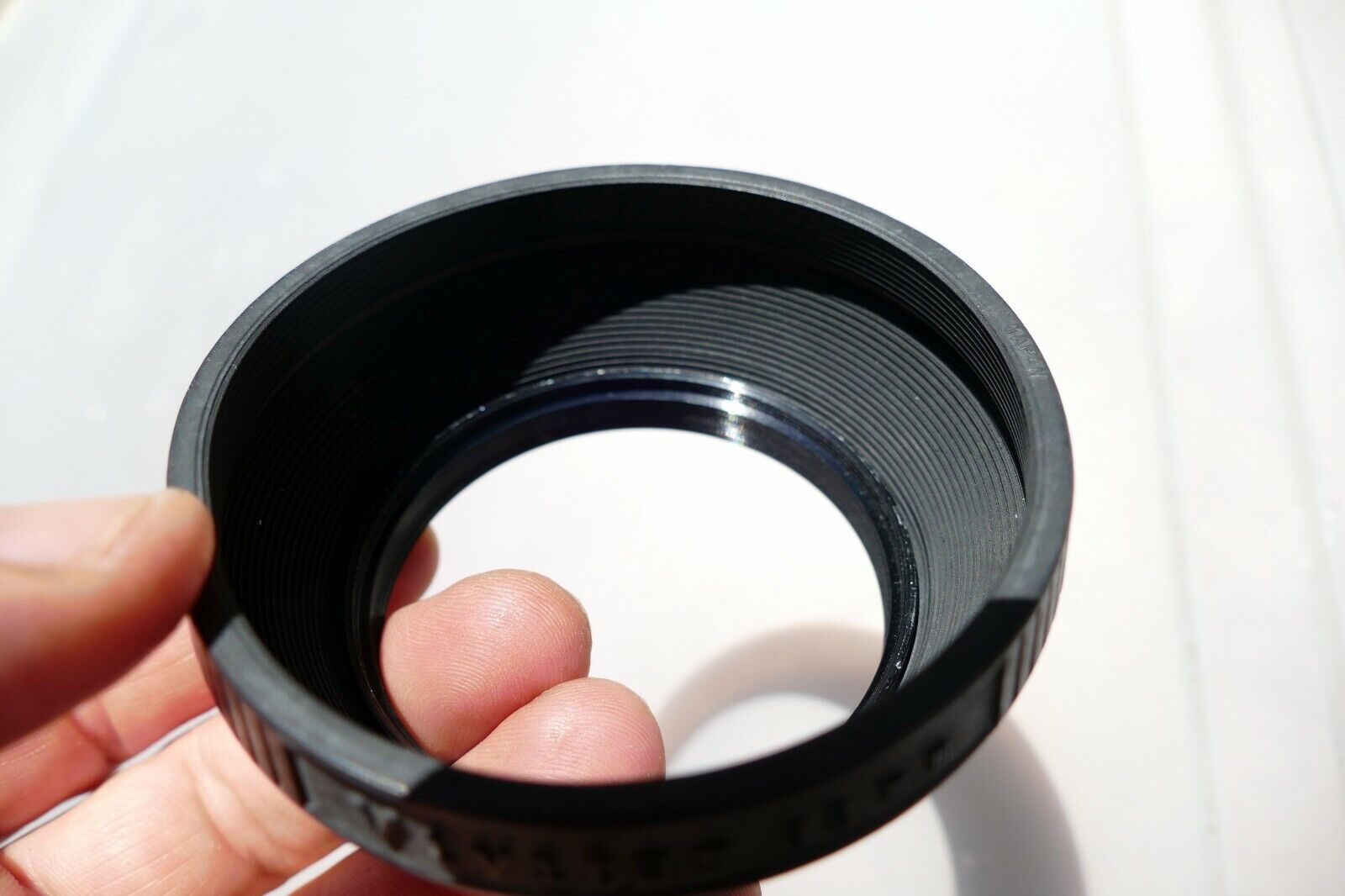 Vivitar 62mm Lens Rubber Hood shade double threaded for  telephoto zoom