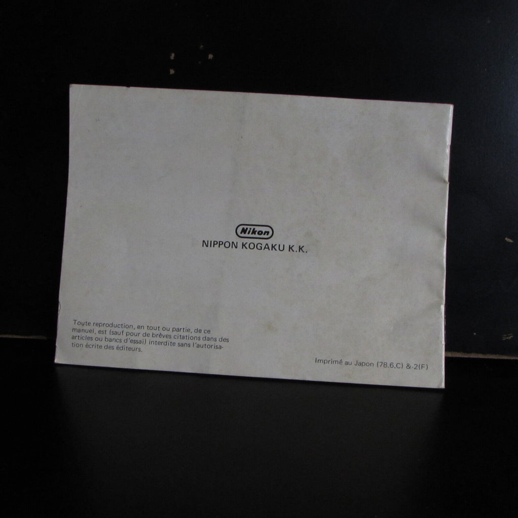 Nikon Flash Electronique SB- 0 Manuel Dutilisation French language F O401813