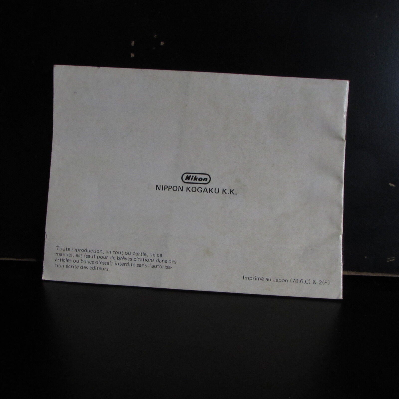 Nikon Flash Electronique SB- 0 Manuel Dutilisation French language F O401813