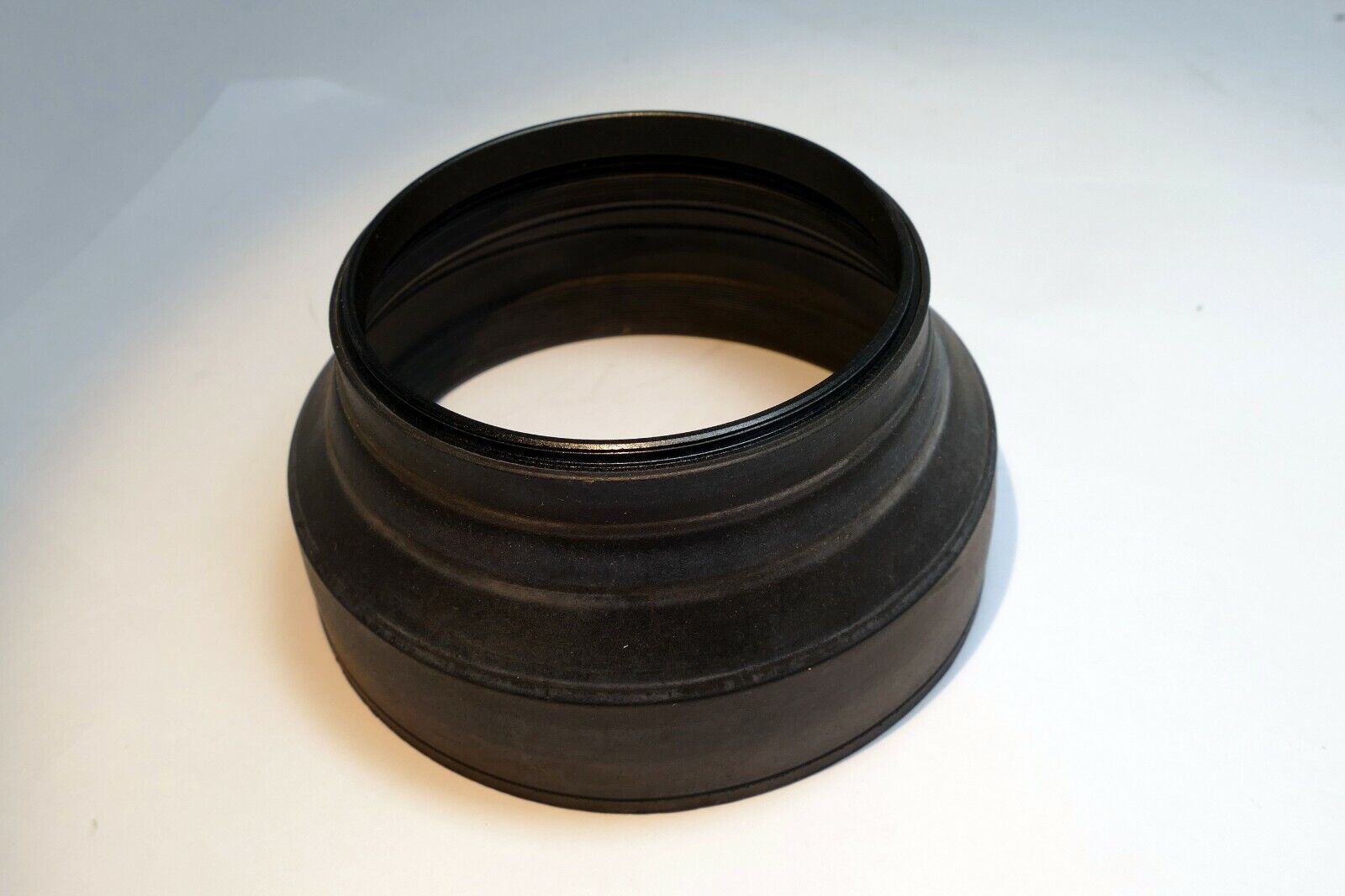 77mm 3-way  rubber lens hood  shade double threaded wide normal telephoto