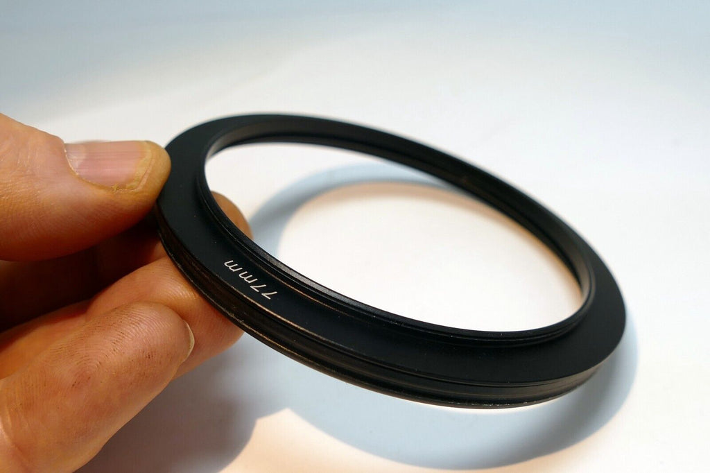 77mm Ring Metal adapter  threaded for ring light  or adapter macro