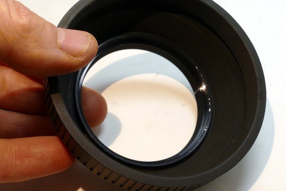 62mm Lens Hood screw in threaded rim Shade collapsible zoom