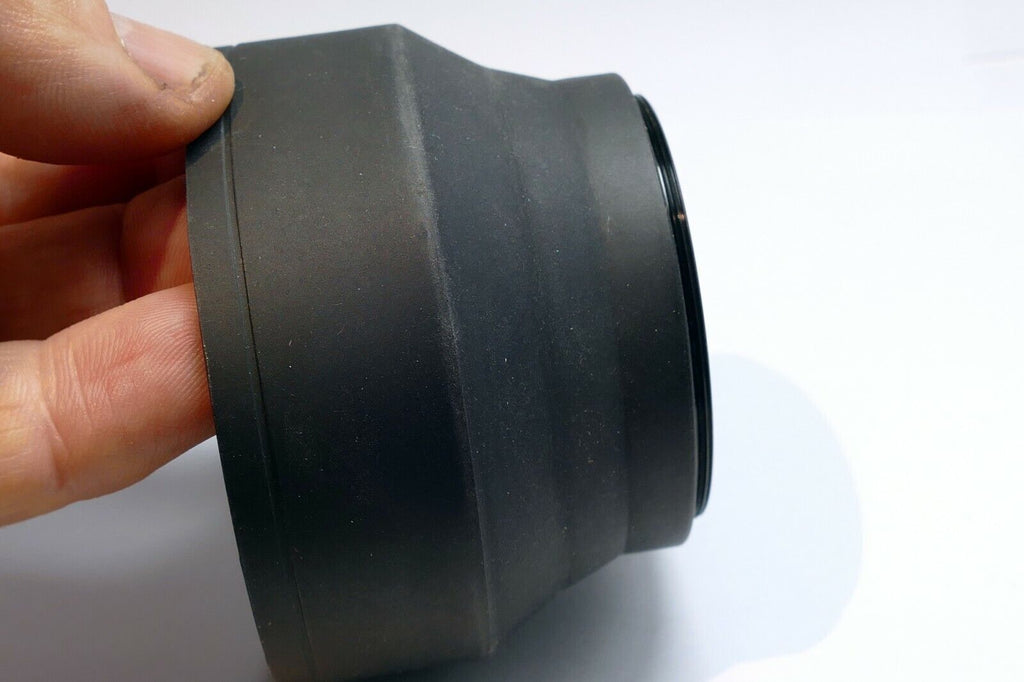 52mm Rubber Lens Hood Shade screw in collapsible telephoto for 135mm f2.8 f2.5