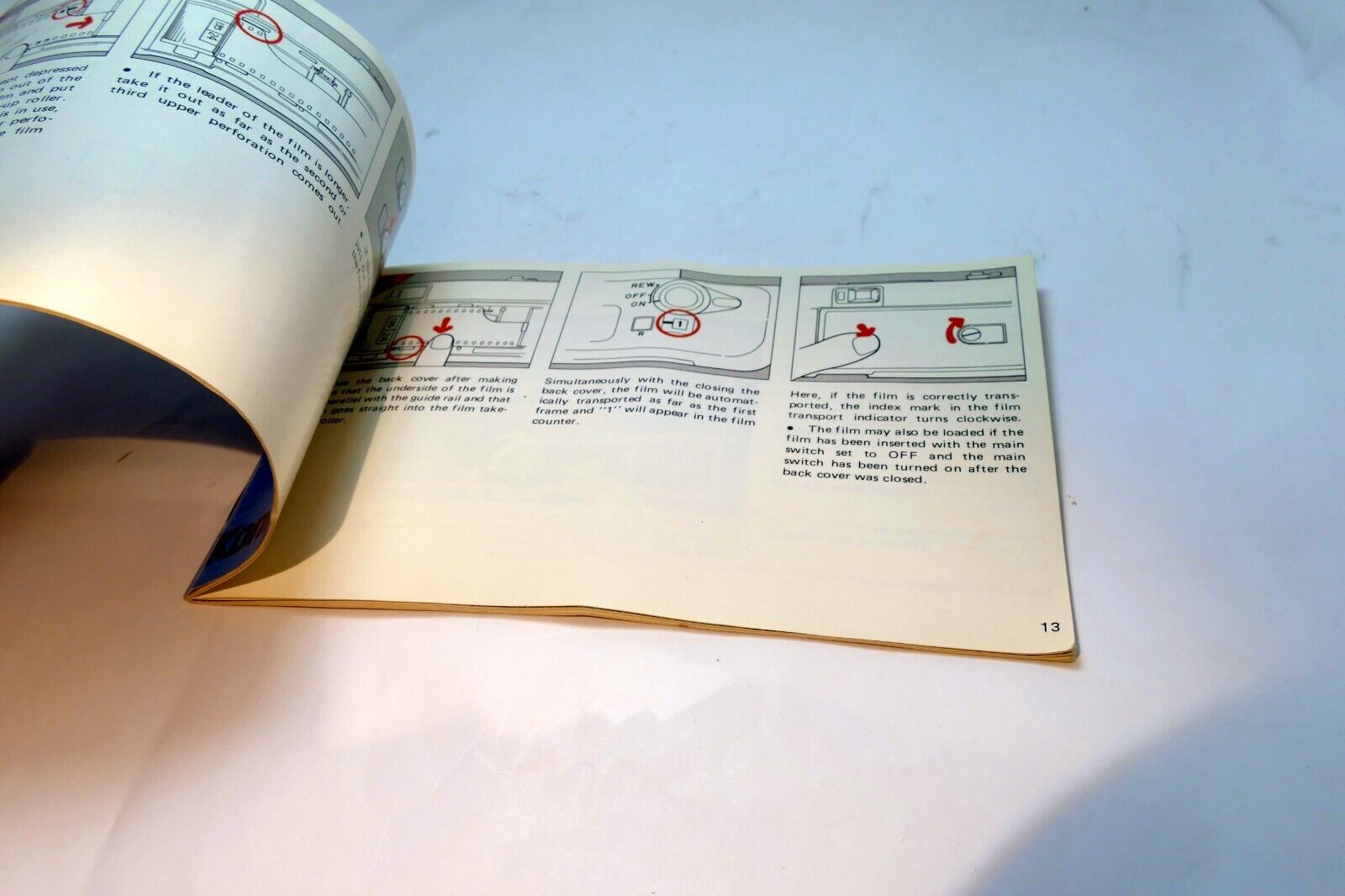 Konica C35 MF Camera Guide Booklet/Manual  English EN