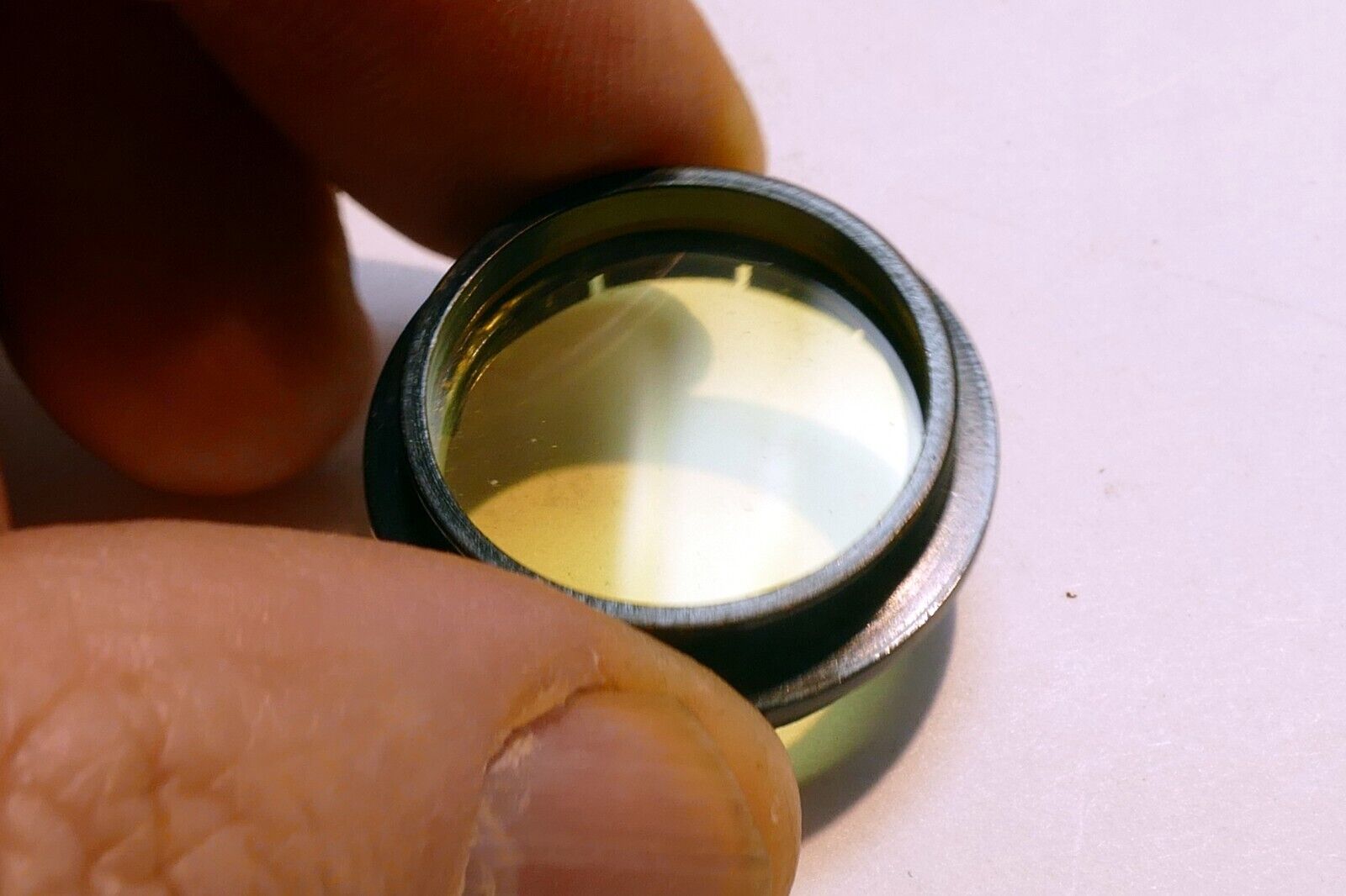 Argus Lens Accessory No. C-61 for Model “C” Light Yellow 2X Filter