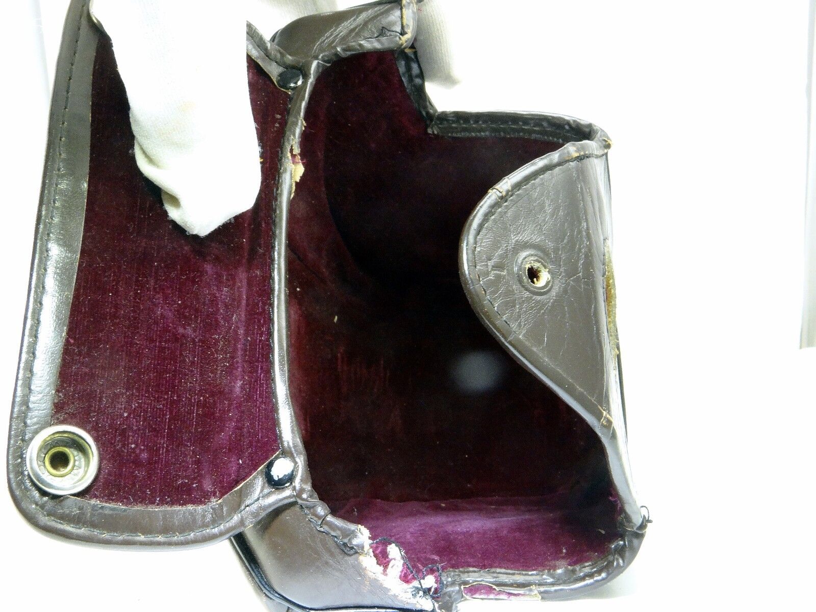 Nikon Leather ever ready case Top part only poor condition