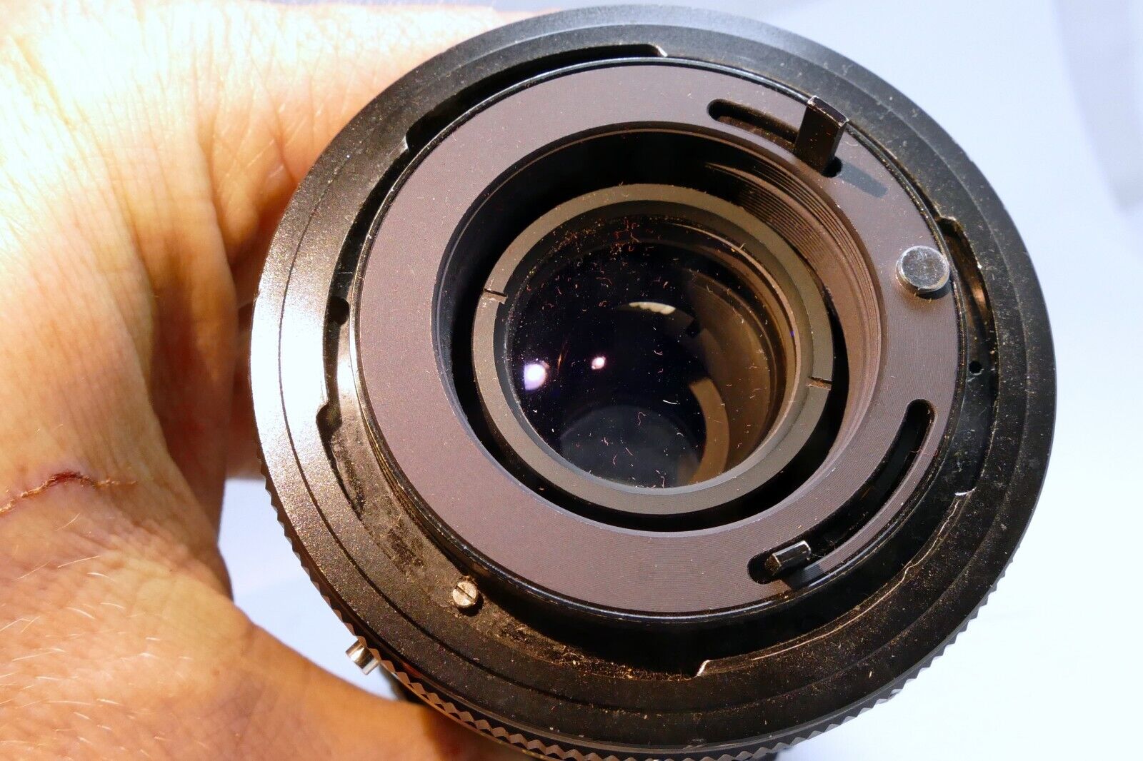 Mitakon 70-180mm f4.5 FD Lens for Canon manual focus telephoto w/ haze AS IS