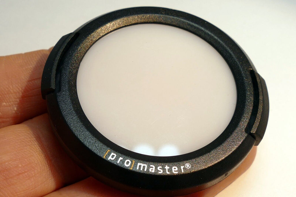 Promaster 52mm snap on type Lens Front Cap white balance translucent