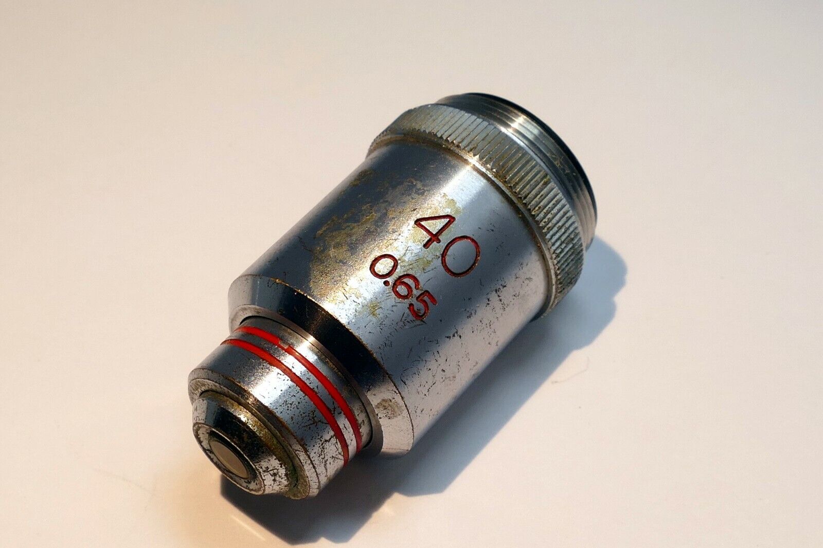 PARCO 40 X 0.65 Microscope Objective Lens 40X made in Japan