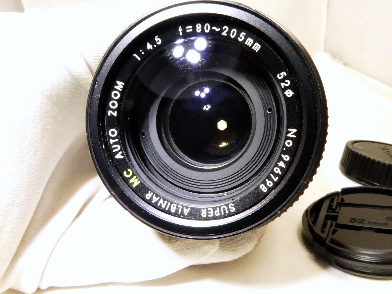 Albinar 80-205mm f4.5 manual focus Zoom Lens for MD constant aperture