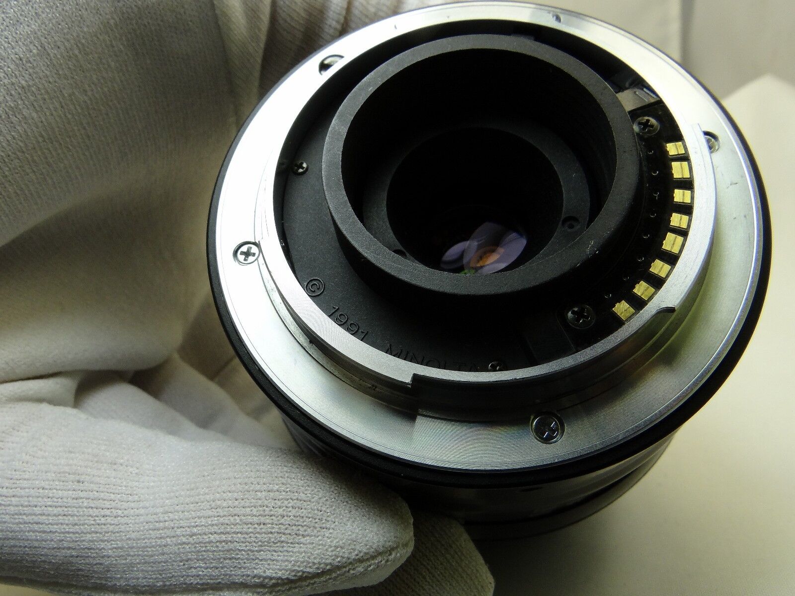 Konica Minolta AF XI 28-80mm f4-5.6 Lens (aperture blades stuck w/ oil) -  Parts