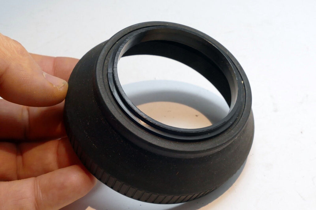 58mm double Threaded Rubber  Lens Hood Shade wide angle for 28mm f2.8