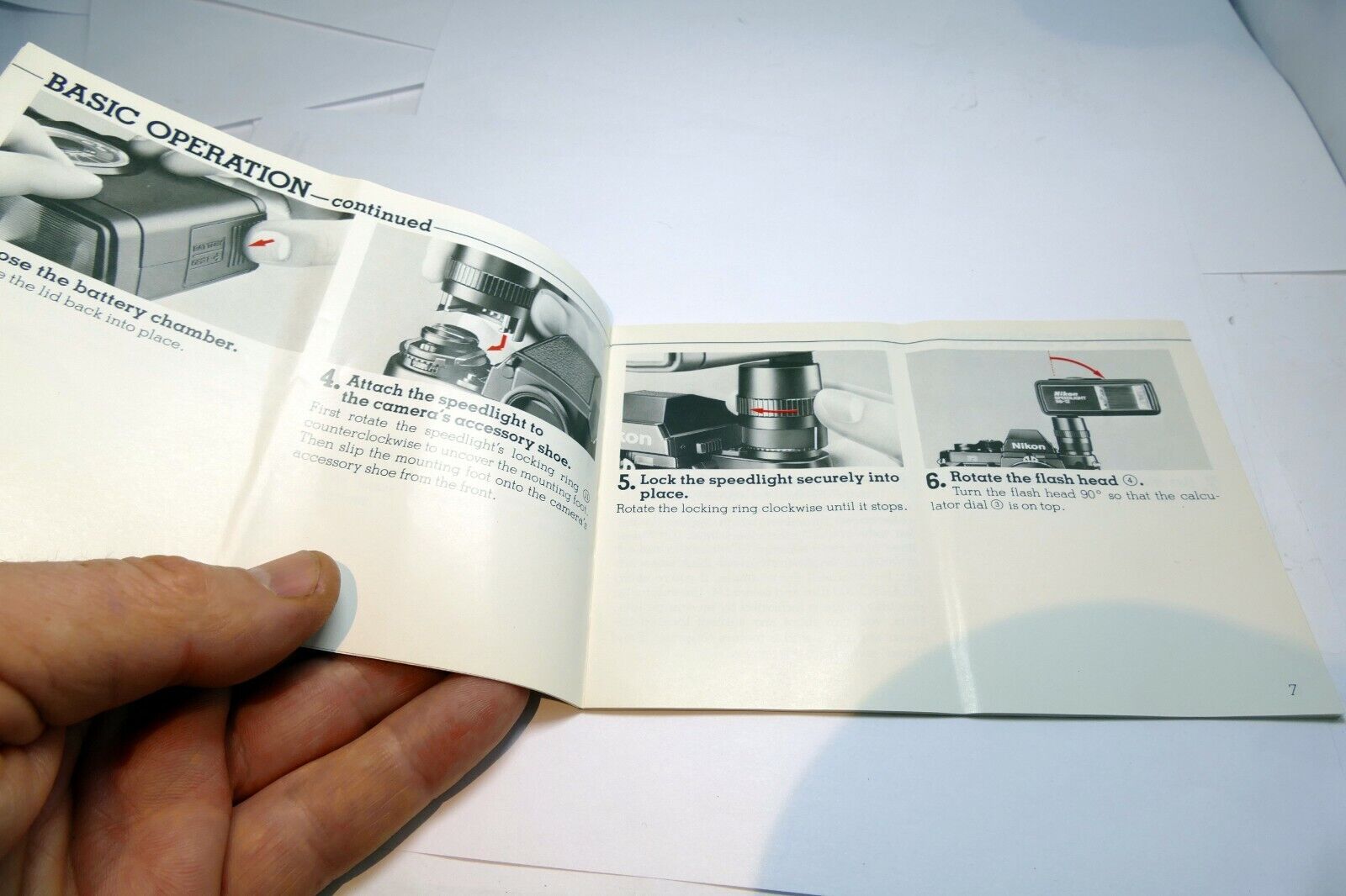 Nikon SB-12 Flash Speedlight Instruction manual Guide book English EN