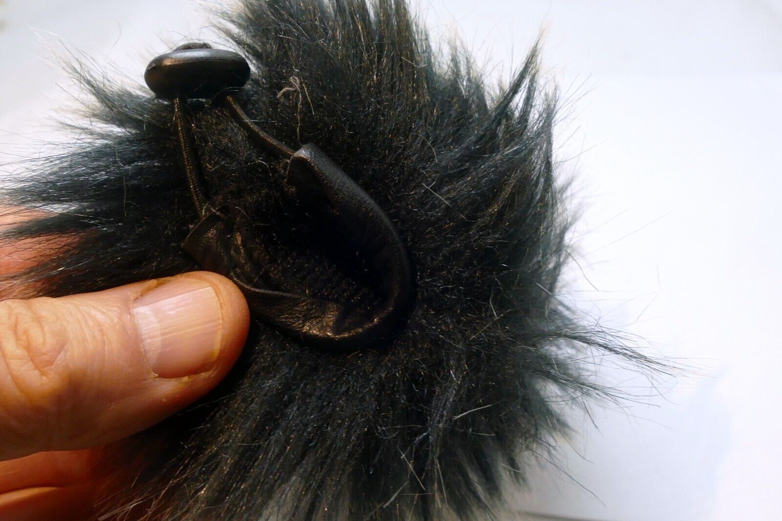 5" long Fur windshield Muff Blimp Cover Hole Standard 20-22mm for shotgun Mic