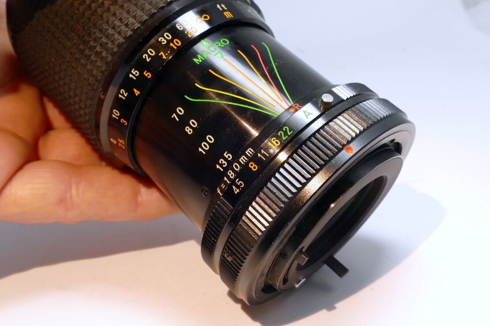 Mitakon 70-180mm f4.5 FD Lens for Canon manual focus telephoto w/ haze AS IS