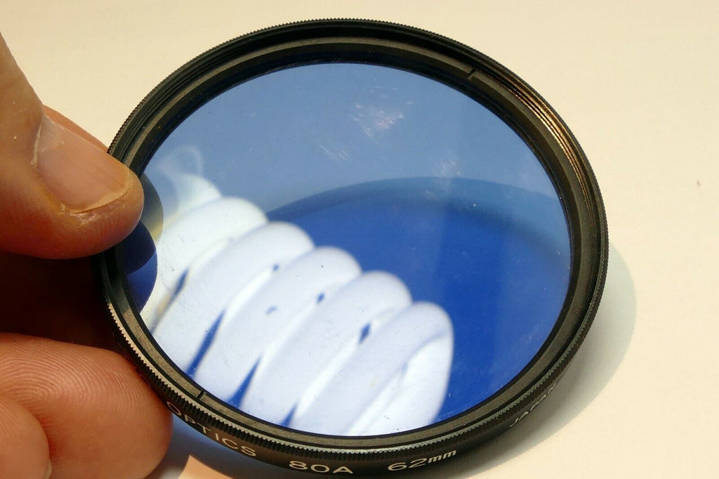 62mm Toyo Optics filter lens made in Japan 80A Blue