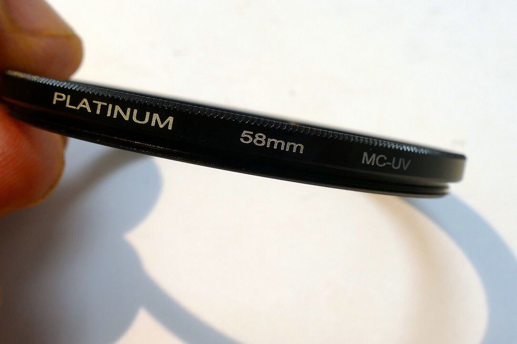 Platinum UV  MC 58mm Lens Filter Haze slim / low profile wide angle lenses