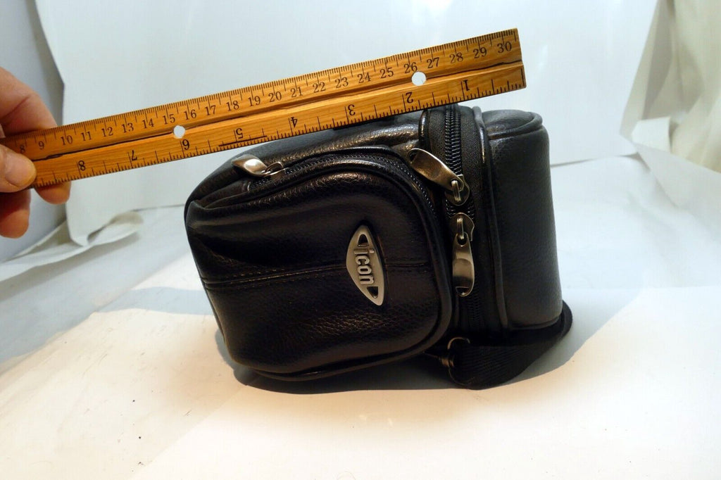 Zeiss Ikon CAMERA CASE with shoulder strap faux leather vintage 4X6" Genuine OEM