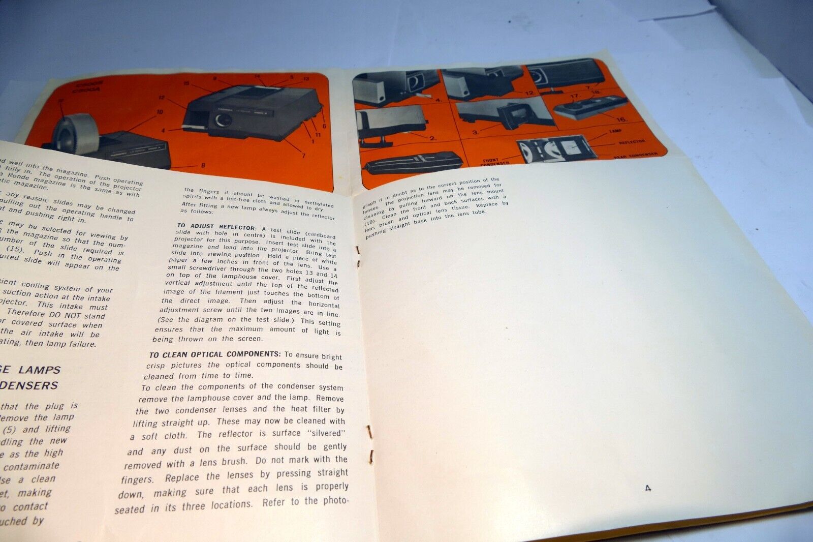 Hanimex 35mm Colour Slide Projector C500S C500A C500RF C500EF brochure list