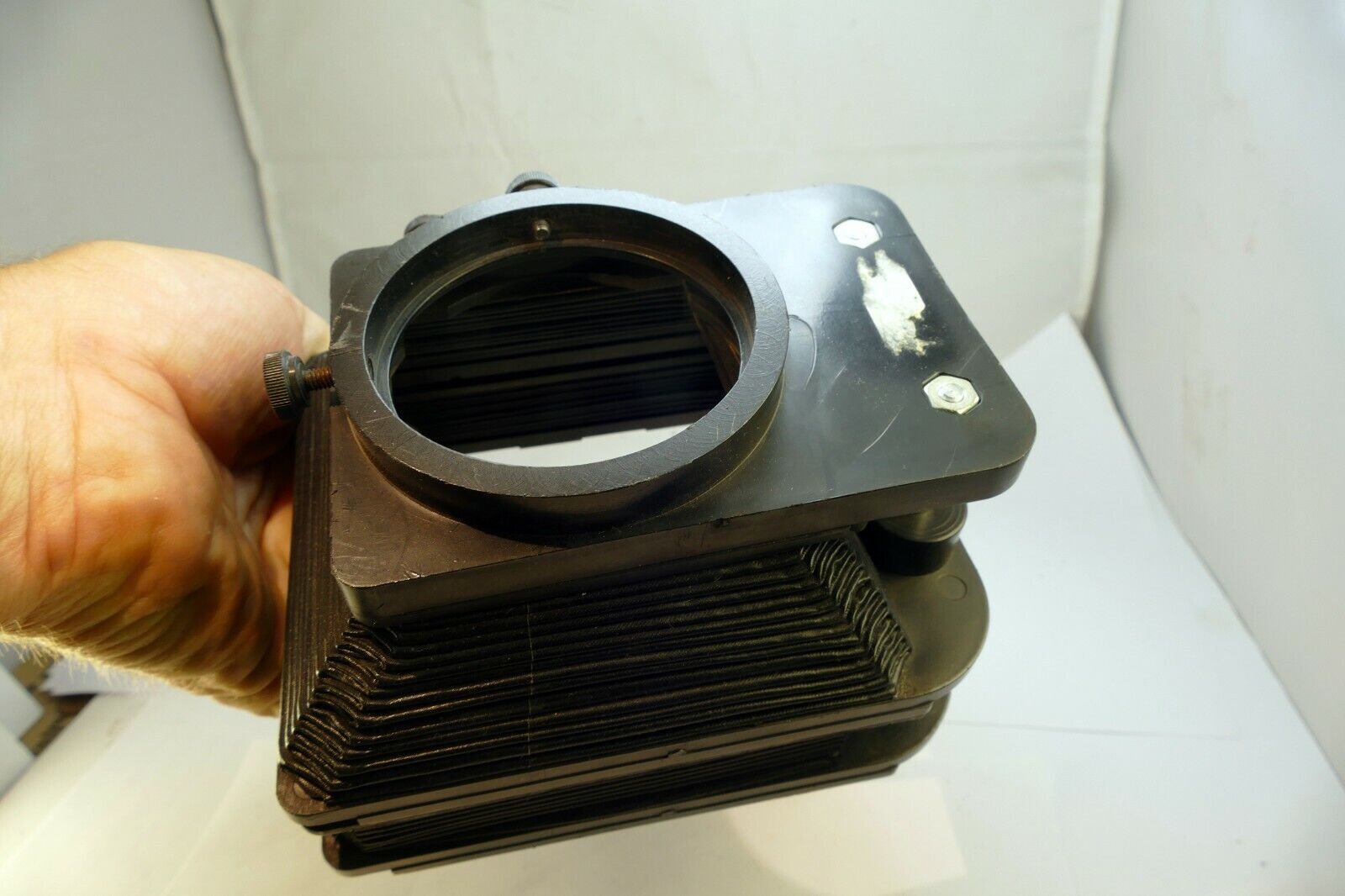 Lindahl Bellows lens Hood 43.1220 Professional Vignetter System set 4.5" filter